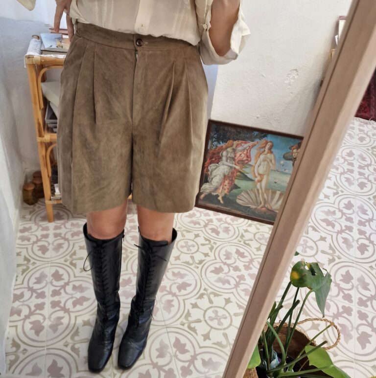Bermuda Pantaloncini camoscio - immagine 3