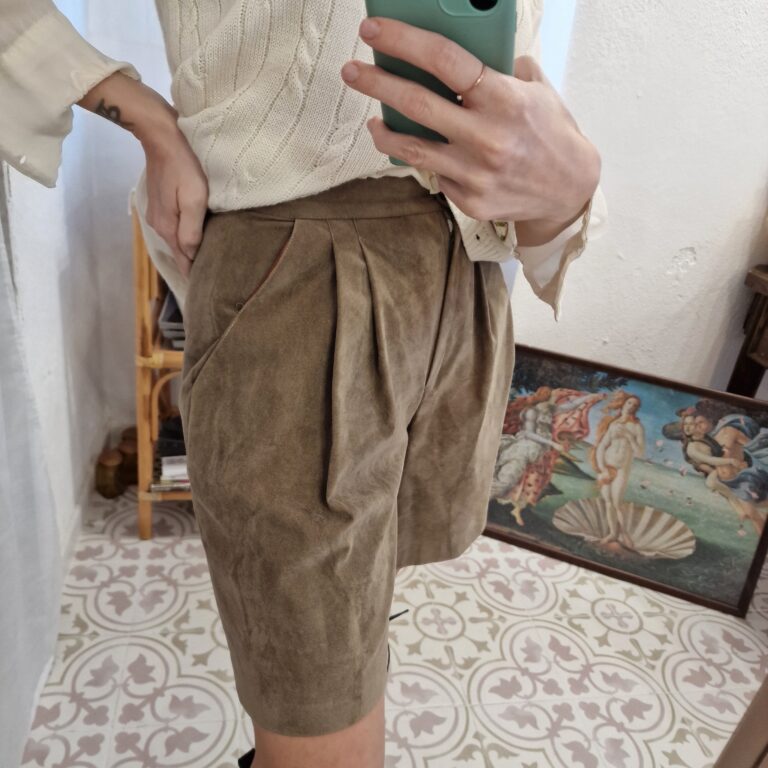 Bermuda Pantaloncini camoscio - immagine 5