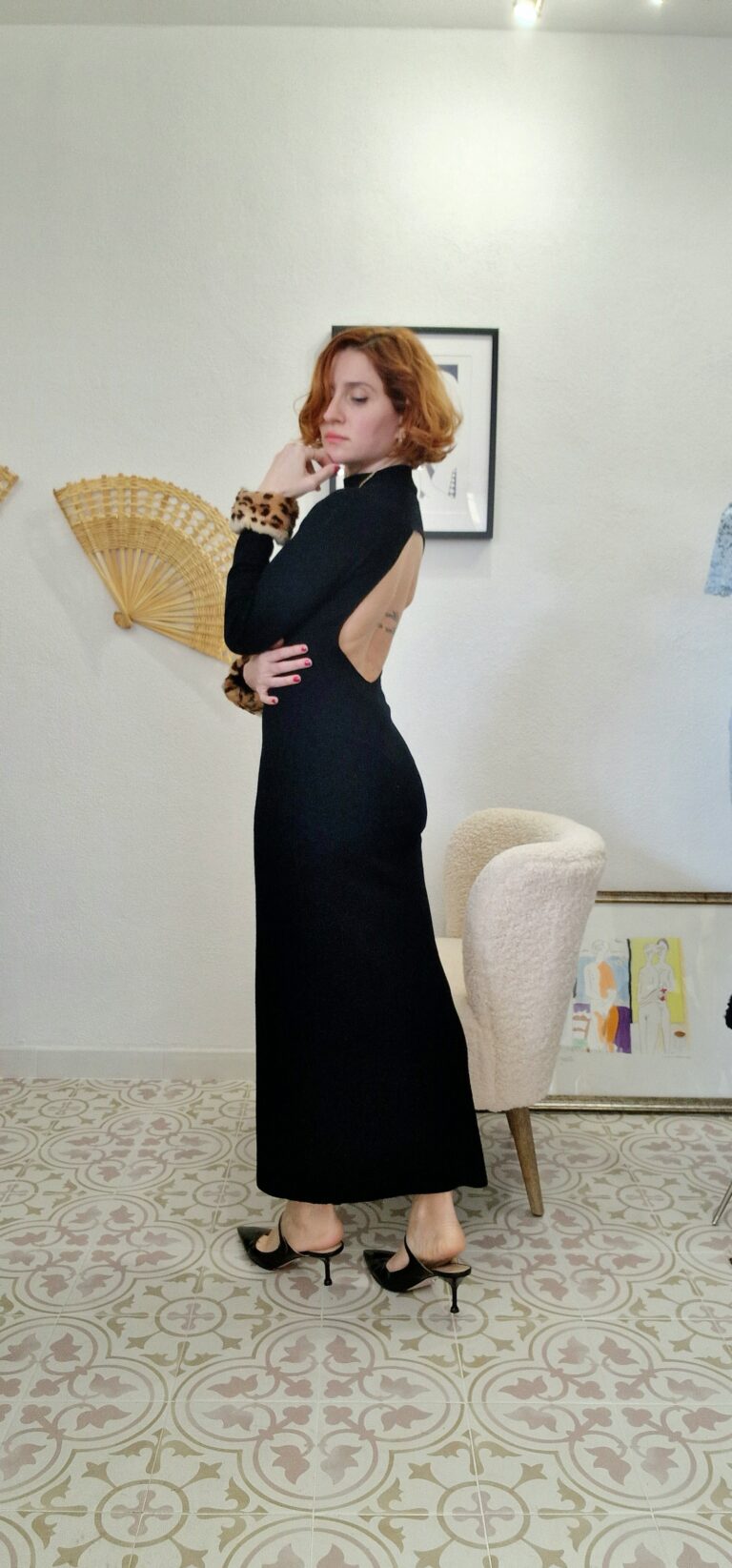 Abito lungo vintage by Blumarine - immagine 7