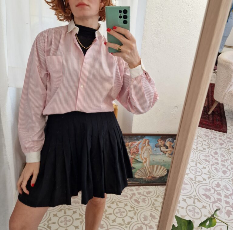Camicia righe rosa /Pink stripes - immagine 2