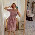Abito vintage sartoriale in Seta