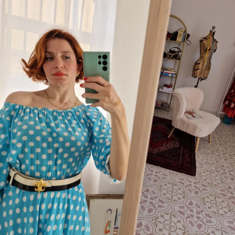 Abito vintage Seta by LOUIS FERAUD - immagine 5