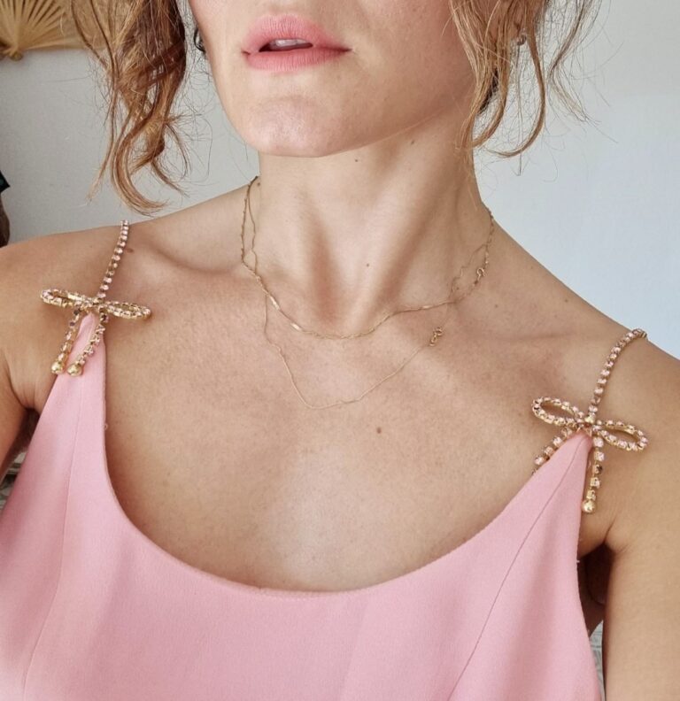 Abito rosa vintage Gai Mattiolo Couture - immagine 10