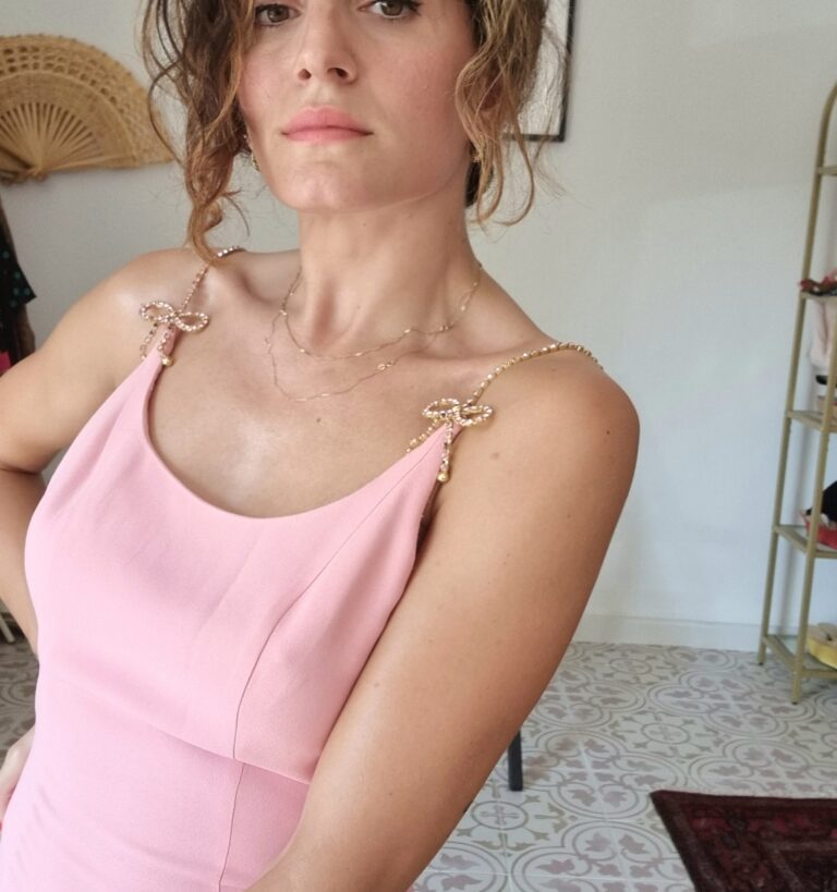 Abito rosa vintage Gai Mattiolo Couture