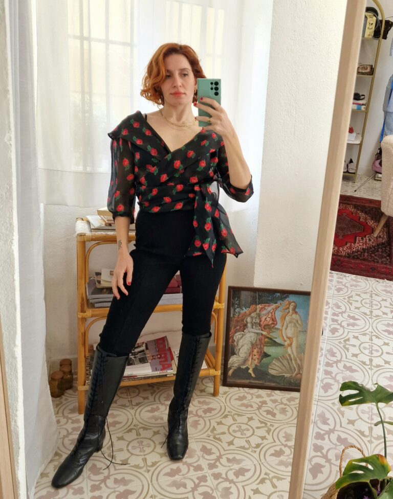 Byblos vintage Organza Silk blouse - immagine 12