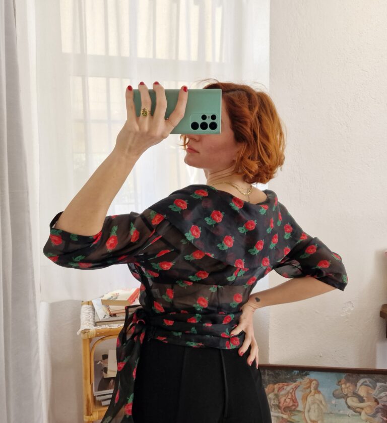 Byblos vintage Organza Silk blouse - immagine 10