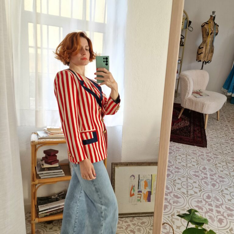 Moschino vintage striped jacket - immagine 7