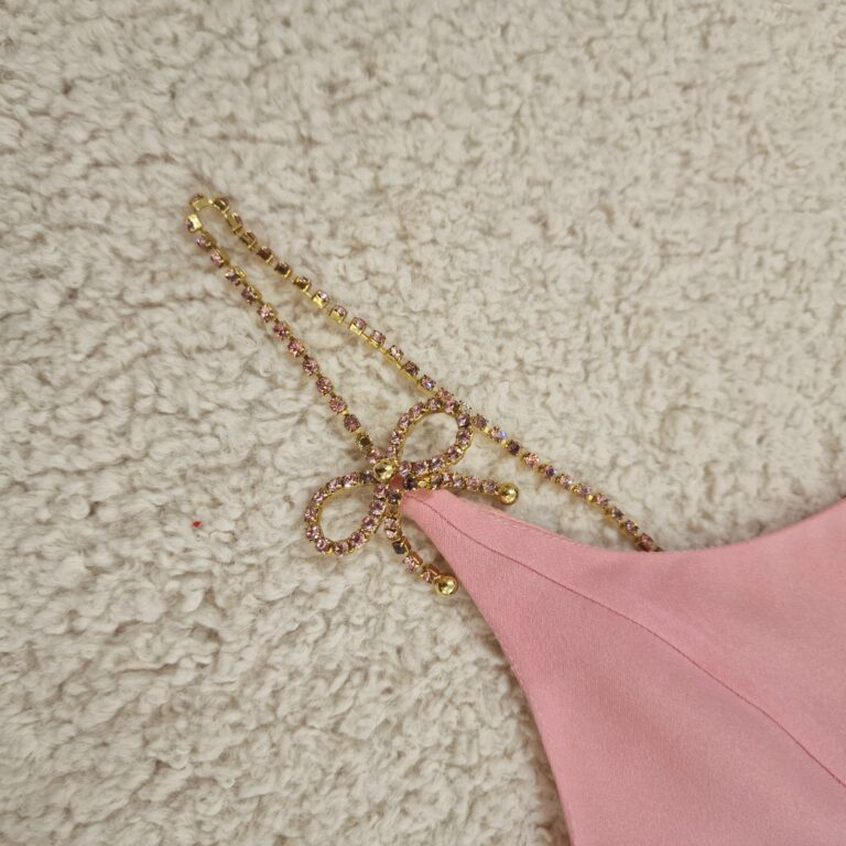 Abito rosa vintage Gai Mattiolo Couture - immagine 6