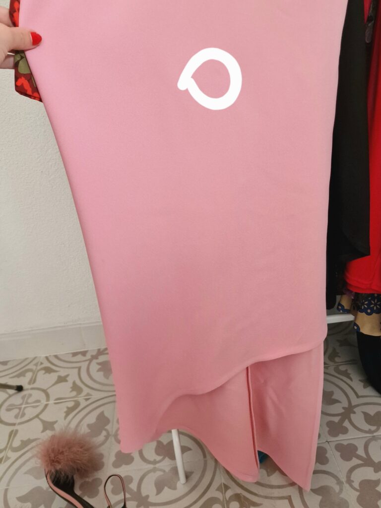 Abito rosa vintage Gai Mattiolo Couture - immagine 8