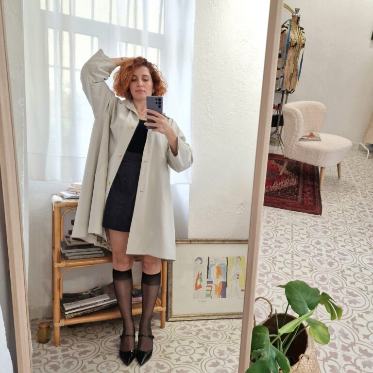 Trench vintage ghiaccio - immagine 3
