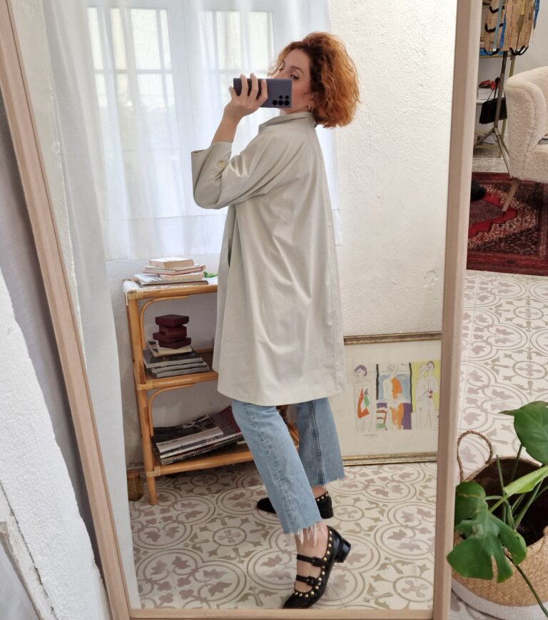 Trench vintage ghiaccio - immagine 7