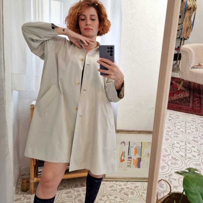 Trench vintage ghiaccio - immagine 5