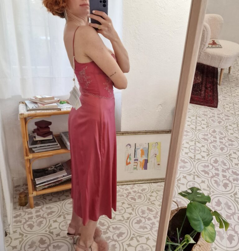 Abito sottoveste La Perla rosa antique malva - immagine 11