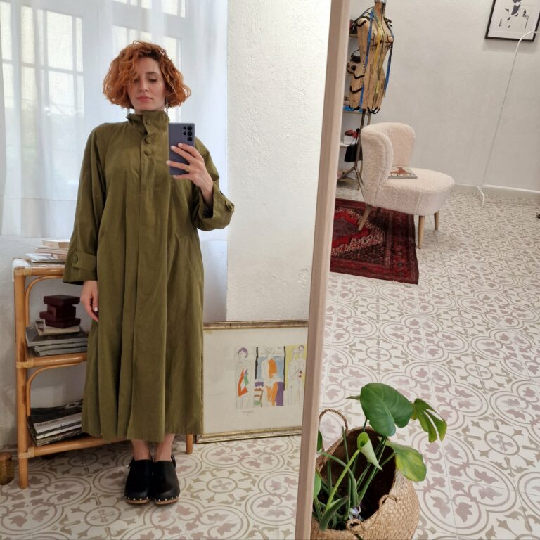 Trench vintage soft oliva - immagine 4