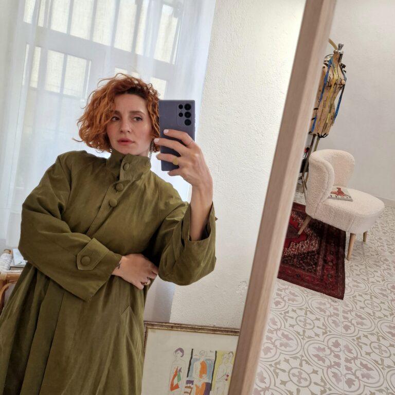 Trench vintage soft oliva - immagine 5