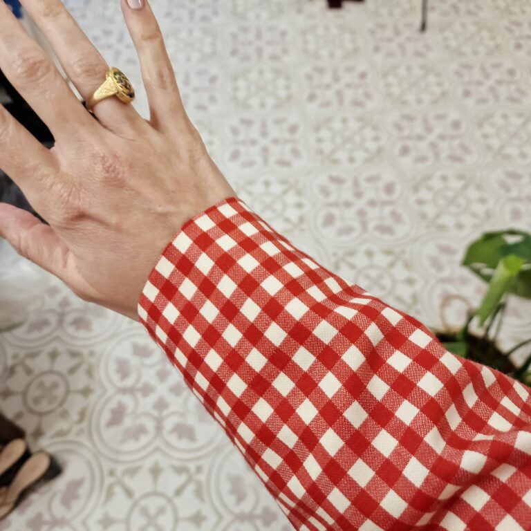 Moschino vintage Jacket pattern vichy - immagine 4