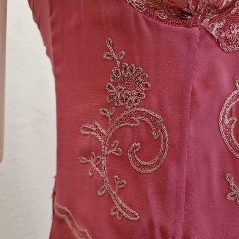 Abito sottoveste La Perla rosa antique malva - immagine 9