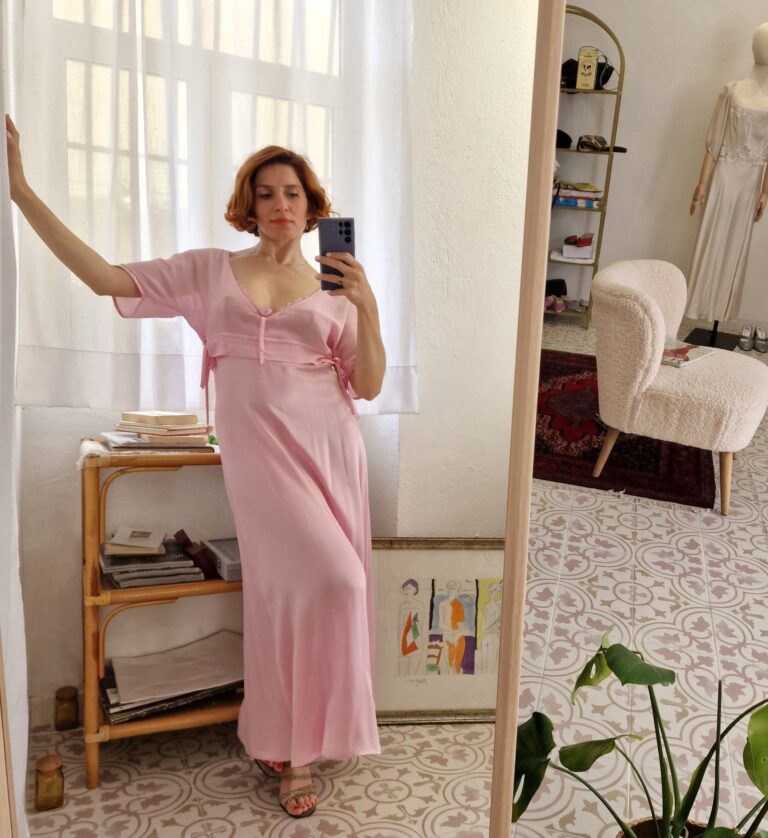Pink silk dress Malizia by La Perla - immagine 2