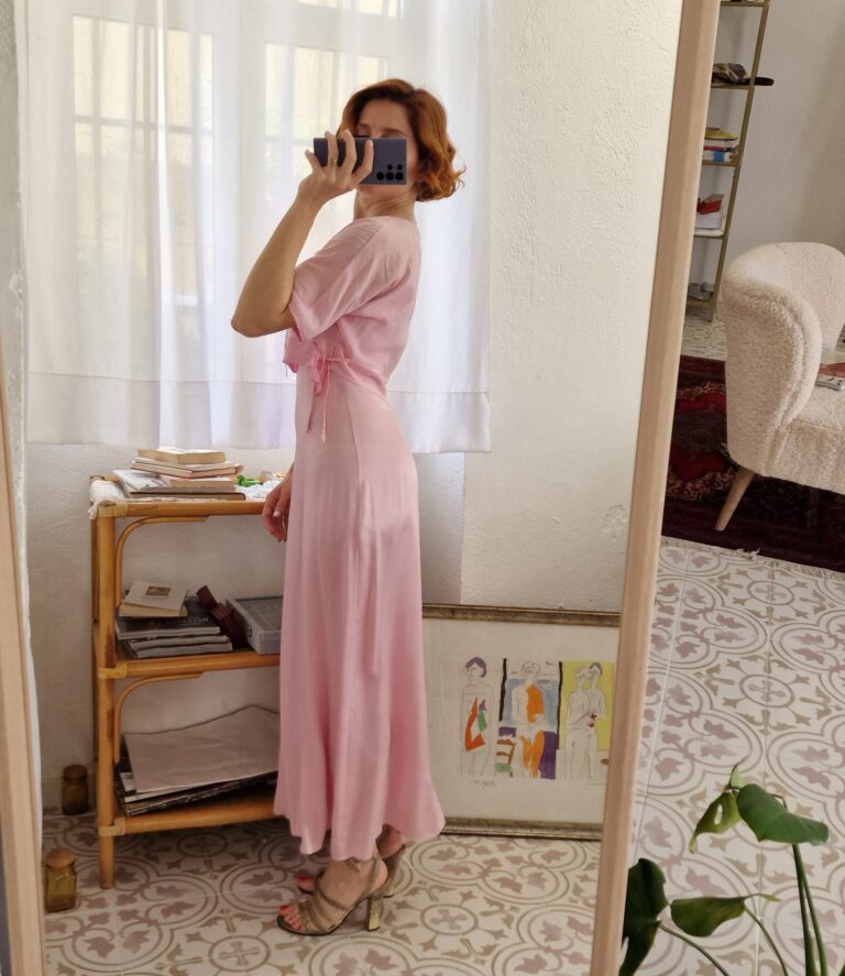 Pink silk dress Malizia by La Perla - immagine 3