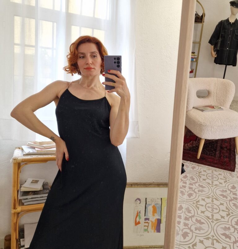 Abito Moschino vintage in jersey - immagine 2