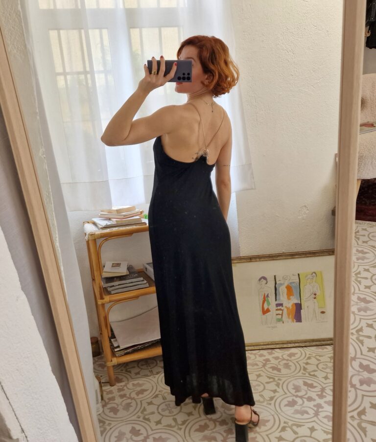 Abito Moschino vintage in jersey - immagine 3