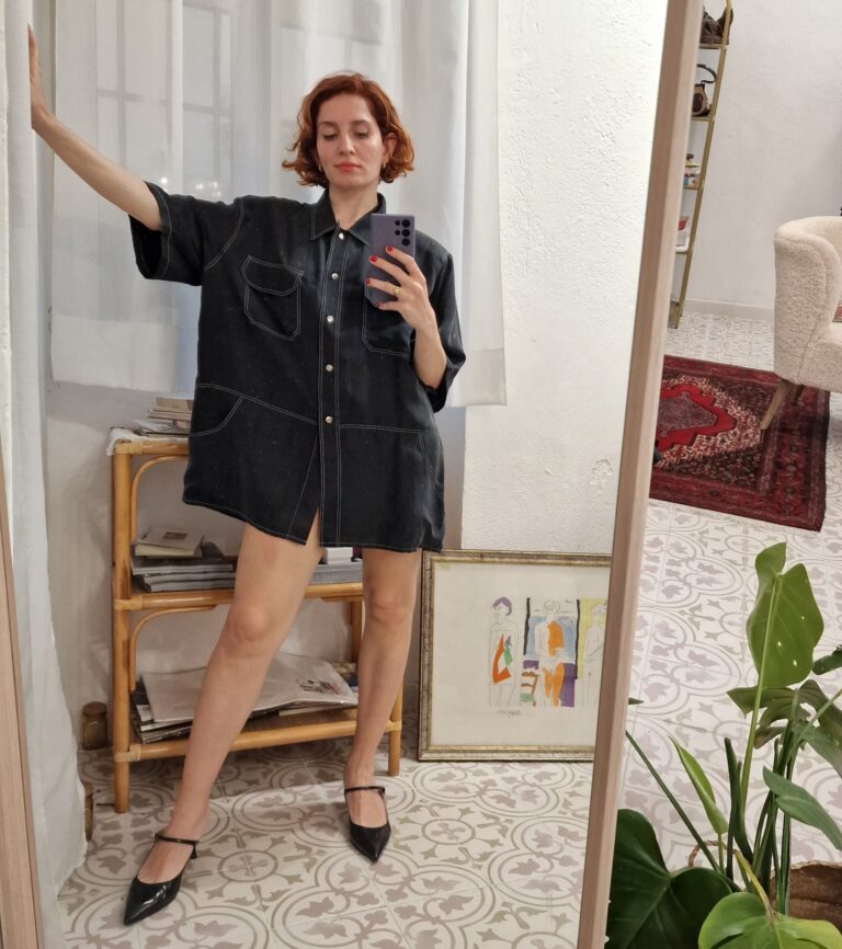 Camicia Pura Seta vintage but new