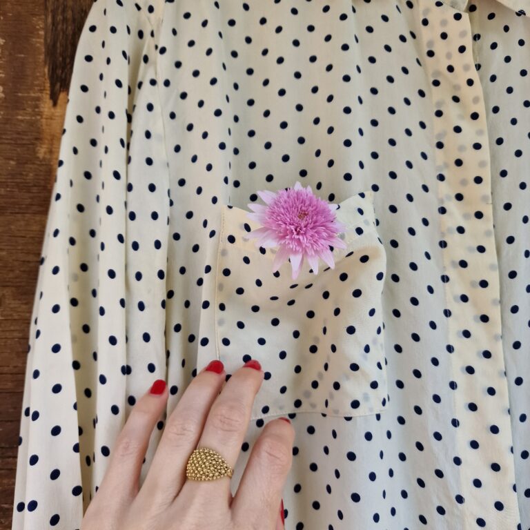 Camicia Polka dots Pura Seta - immagine 3