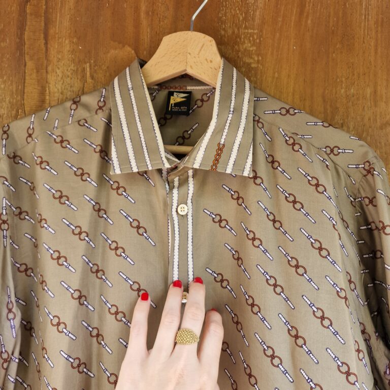 Pure silk men's shirt 🔥 - immagine 6