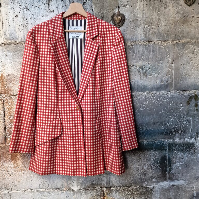 Moschino vintage Jacket pattern vichy - immagine 14