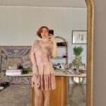 Prezioso Abito by Anna Molinari Seta rosa antico