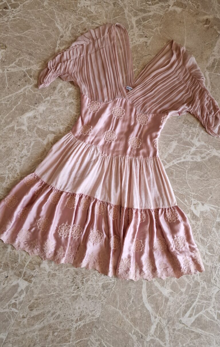 Prezioso Abito by Anna Molinari Seta rosa antico - immagine 17
