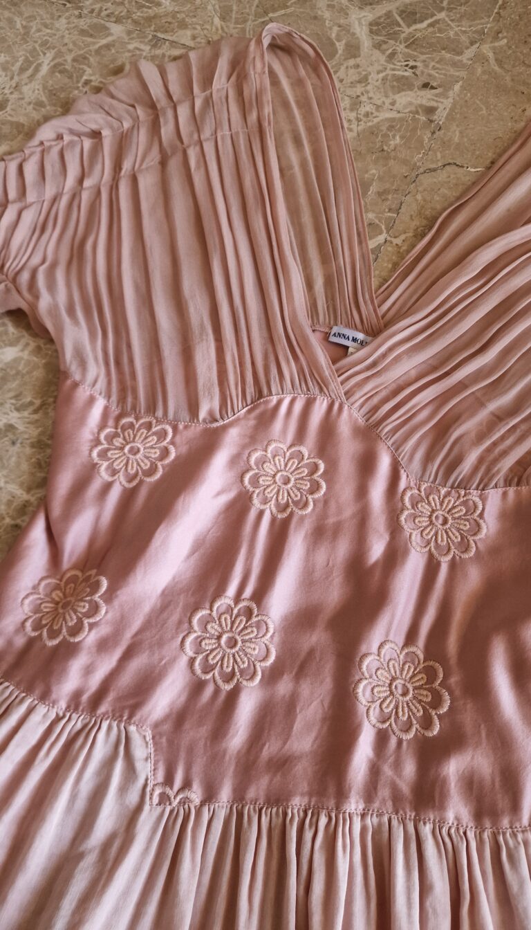 Prezioso Abito by Anna Molinari Seta rosa antico - immagine 16