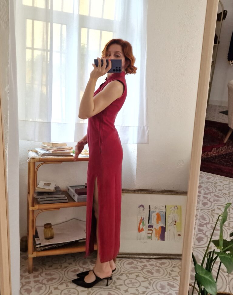 Cheongsam dress Seta - immagine 7
