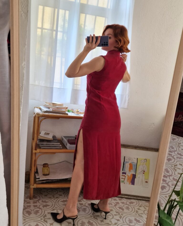 Cheongsam dress Seta - immagine 5