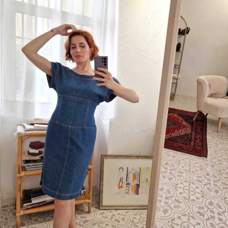 Abito Ferretti jeans vintage - immagine 8