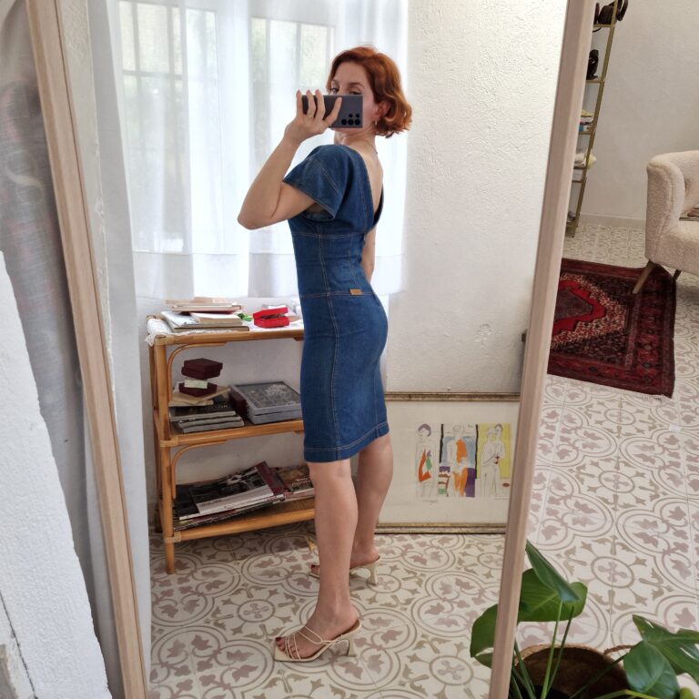 Abito Ferretti jeans vintage - immagine 9