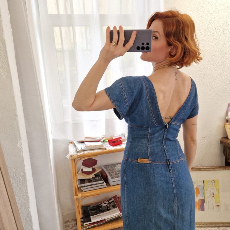 Abito Ferretti jeans vintage - immagine 5
