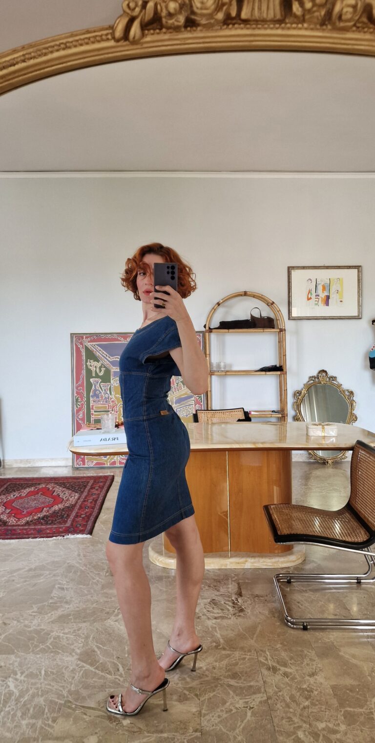 Abito Ferretti jeans vintage - immagine 3