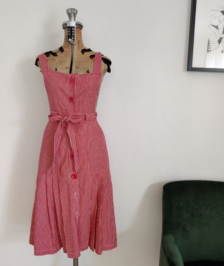 Abito salopette vintage - immagine 7