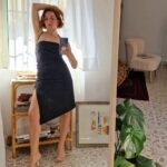 Abito tubolare Seta Grezza by GIGLI