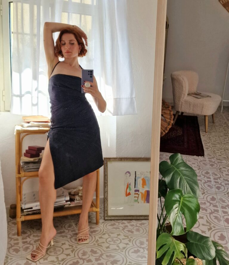 Abito tubolare Seta Grezza by GIGLI