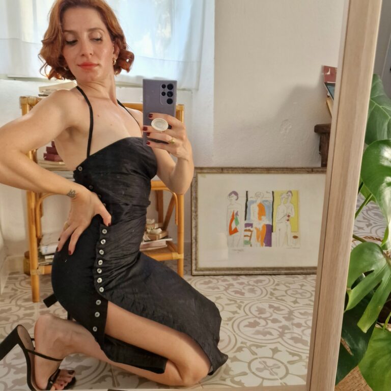 Abito tubolare Seta Grezza by GIGLI - immagine 6