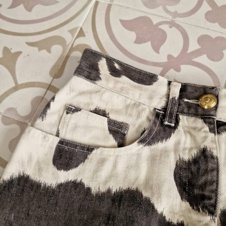 Moschino Gonna vintage cow skirt tg 38 - immagine 9