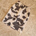 Moschino Gonna vintage cow skirt tg 38