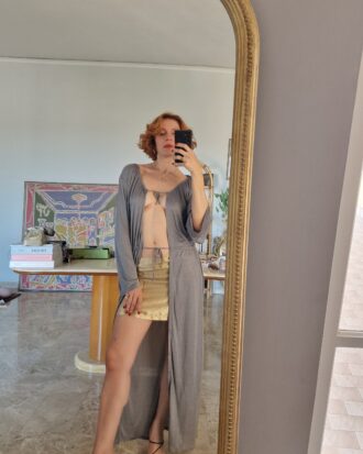 Abito vestaglia grigia by La Perla prima linea  nuovo con etichetta