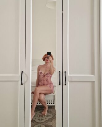 Babydoll Vintage new old stock flower by La Perla