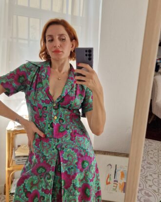 Prezioso Abito Very vintage Seta sartoriale