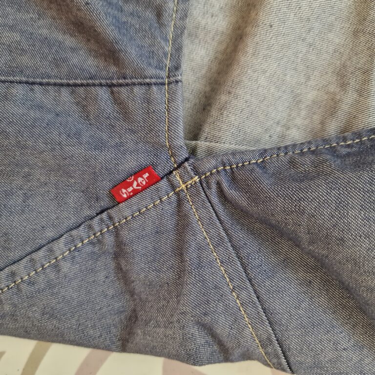 Abito vintage by Levi's effetto denim - immagine 5