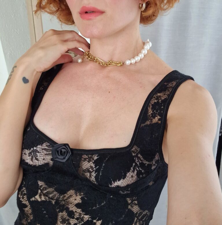 Top sottogiacca by La Perla in pizzo tg2 (40/42) - immagine 4
