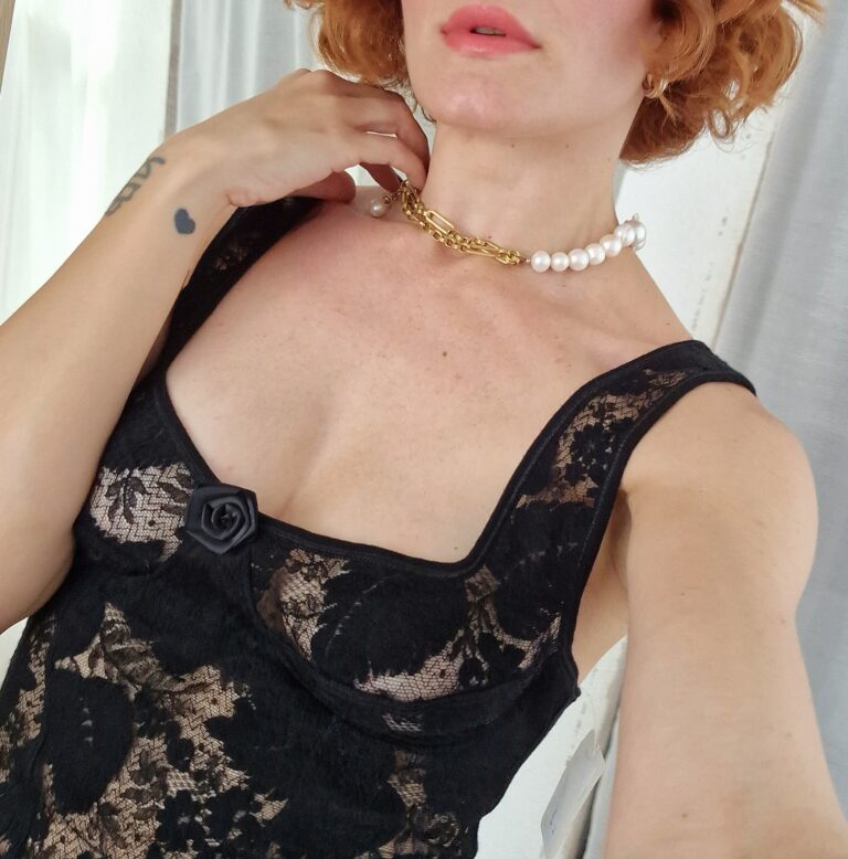Top sottogiacca by La Perla in pizzo tg2 (40/42) - immagine 3